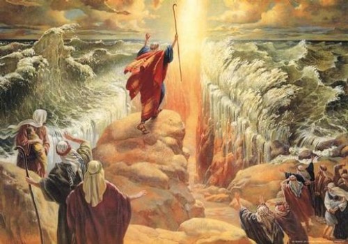 Моисей переходит через чермное море