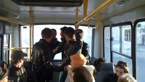 Конфликт в автобусе
